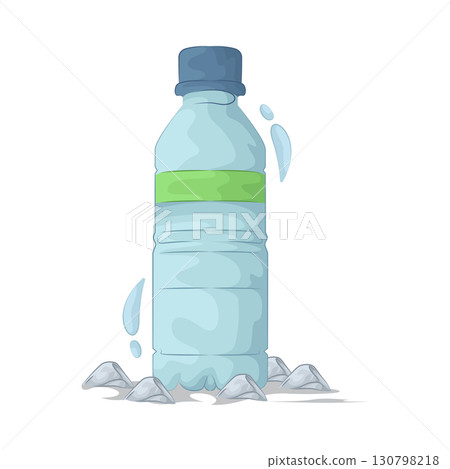 Illustration of water bottle 130798218