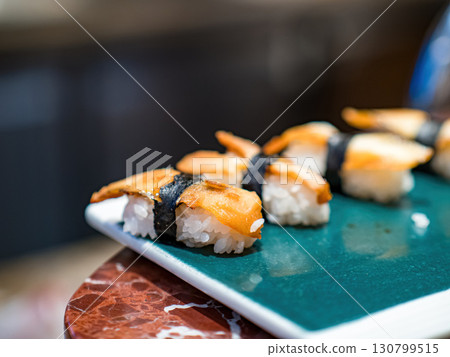 delicious Sushi in buffet restaurant delicious Sushi in buffet restaurant 130799515