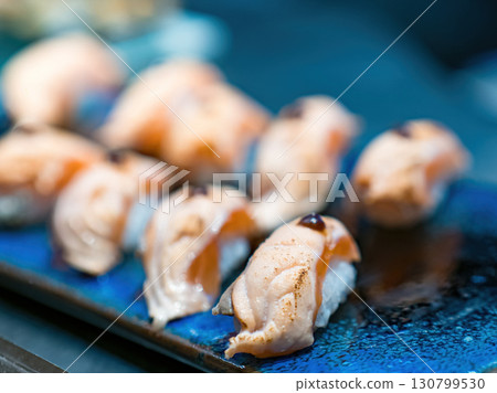 delicious Sushi in buffet restaurant 130799530