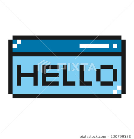 像素藝術迷你瀏覽器 HELLO (2) 像素藝術迷你瀏覽器 HELLO (2) 130799588