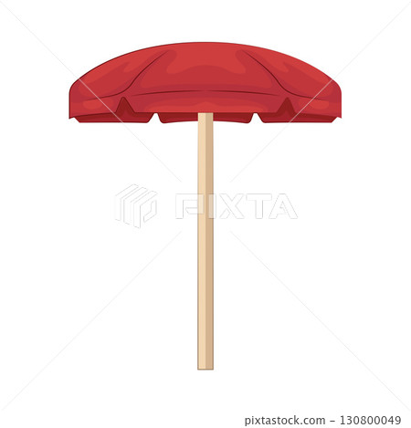 Illustration of beach umbrella Illustration of beach umbrella 130800049