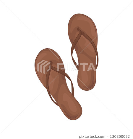 Illustration of flip flops 130800052