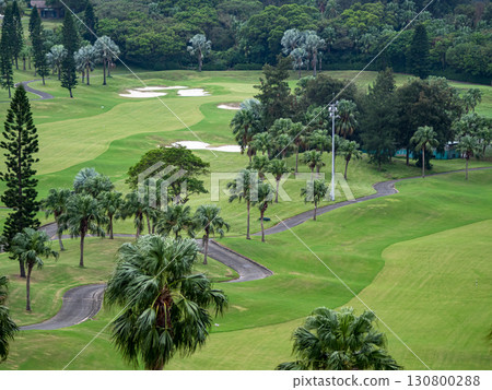 landscape view of golf course in Taiwan. landscape view of golf course in Taiwan. 130800288