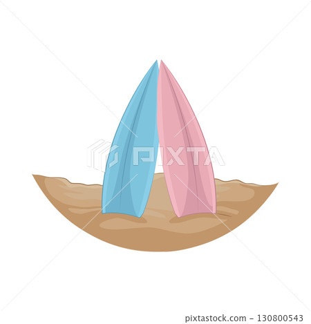 Illustration of surfboard Illustration of surfboard 130800543