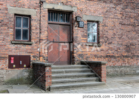 Auschwitz Birkenau Concentration and Extermination Camp. Block 10. 130800907