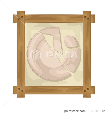 Illustration of Broken plate  130801184