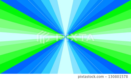 Geometric pattern, radial, triangle, blue, green, light blue Geometric pattern, radial, triangle, blue, green, light blue 130801578
