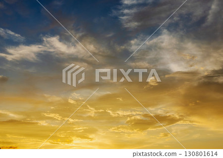 Summer sky: Sky and clouds at dusk 117 Summer sky: Sky and clouds at dusk 117 130801614