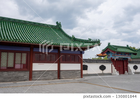 日本鳥取縣湯梨濱市美麗的中國花園 130801844