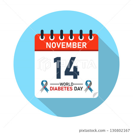 World Diabetes Day November 14 Calendar Graphic Design World Diabetes Day November 14 Calendar Graphic Design 130802167
