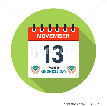World Kindness Day November 13 Calendar Graphic Design 130802170