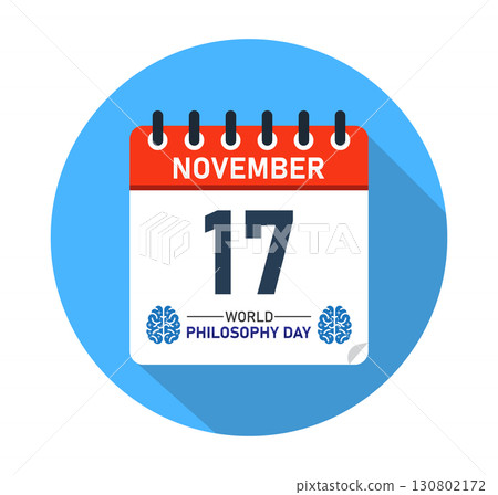 World Philosophy Day November 17 Calendar Graphic Design 130802172