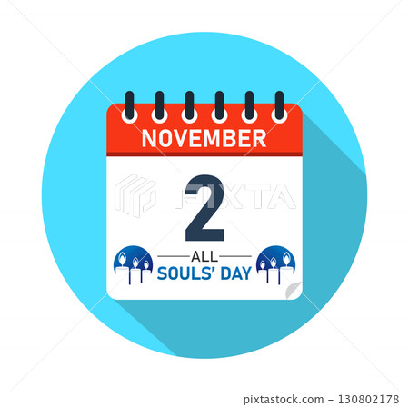 All Souls Day November 2 Calendar Graphic Design All Souls Day November 2 Calendar Graphic Design 130802178