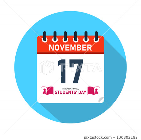 International Students' Day November 17 Calendar Graphic Design International Students' Day November 17 Calendar Graphic Design 130802182