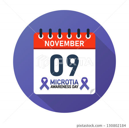 Microtia Awareness Day November 09 Calendar Graphic Design 130802184