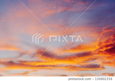Summer sky: Sky and clouds at dusk 165 Summer sky: Sky and clouds at dusk 165 130802358