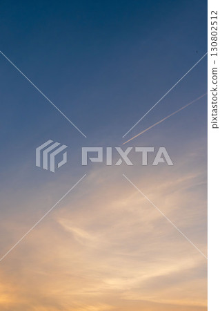 夏日天空：黃昏時的天空與雲彩 187 130802512