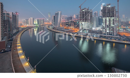 The rhythm of the city of Dubai from night to day transition aerial timelapse The rhythm of the city of Dubai from night to day transition aerial timelapse 130802730