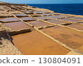 Picturesque scene of salt pans on Gozo island, Malta 130804091