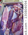 Fresh raw squid for sale in fish market 130804094
