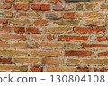 Background of the old red brick wall 130804108