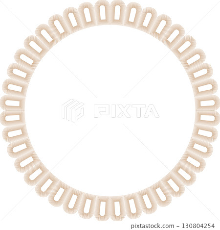 Doodle frame with arch elements. Trendy graphic template. Cute empty frame box Doodle frame with arch elements. Trendy graphic template. Cute empty frame box 130804254