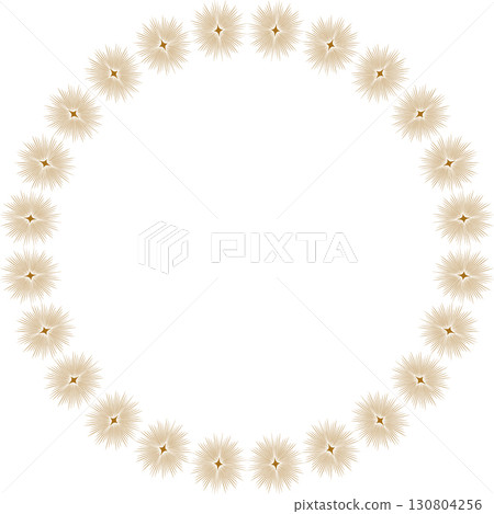 Star rectangle frame. Sunburst explosion star. Frame with empty space. Baby shower design 130804256