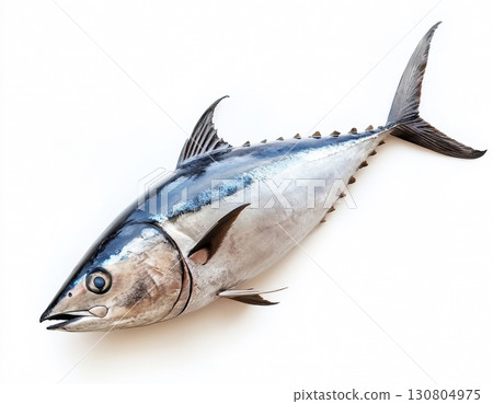 Fresh Bluefin Tuna fish for cooking food isolated on white background Fresh Bluefin Tuna fish for cooking food isolated on white background 130804975