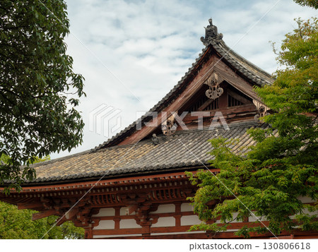 日本傳統建築屋頂 東寺 教王護國寺 130806618