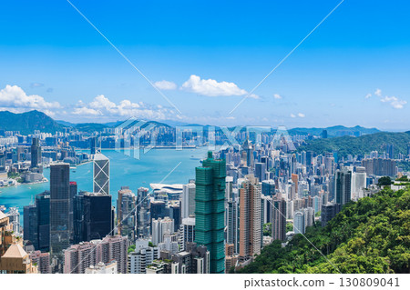 Hong Kong Victoria Harbour and skyscrapers Hong Kong Victoria Harbour and skyscrapers 130809041