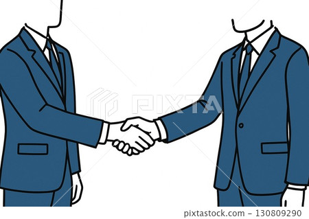 商務握手插畫 2 130809290