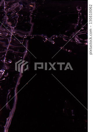 468.Purple Water Splash With Droplets And Ripple Motion 130810062