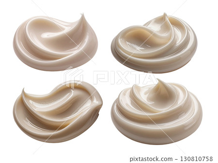 奶油圖像美容化妝品材料 130810758