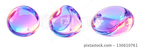 透明水滴狀,宛如美容精華液。光澤液體,有機形態。保濕護膚成分。 透明水滴狀,宛如美容精華液。光澤液體,有機形態。保濕護膚成分。 130810761