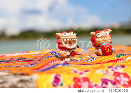 Shisa and Bingata craft image 130810980