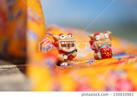 風獅爺與紅型手工藝品 130810981