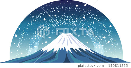 富士山和星空 130811233