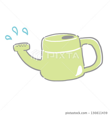 Colorful watering can illustration 130811439