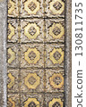 Decorative relief azulejo tiles featuring intricate patterns in Portugal 130811735