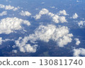 Clouds and blue sky, view from airplane 130811740