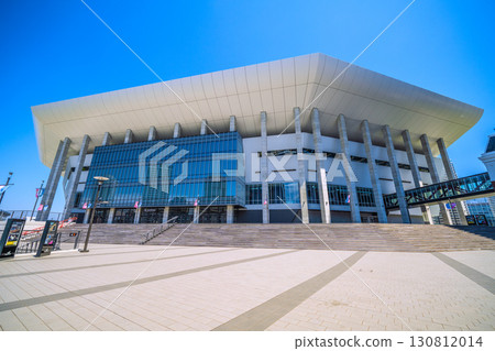 日本橫濱的城市景觀,包括港未來的 K 體育館 日本橫濱的城市景觀,包括港未來的 K 體育館 130812014