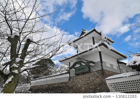冬季的金澤城石川門 130812203
