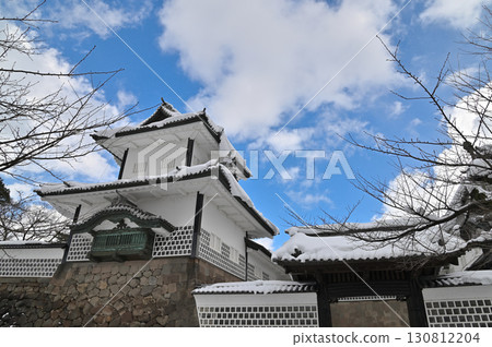 冬季的金澤城石川門 130812204