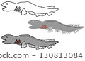 Love shark illustration set 130813084