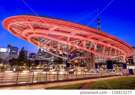 名古屋市、綠洲21及中部電力未來塔亮燈 130813277