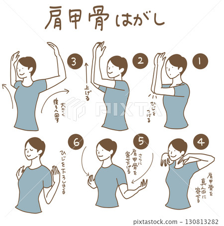Peel of shoulder blade 130813282