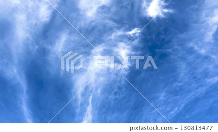 Photo of a cloudy blue sky 130813477