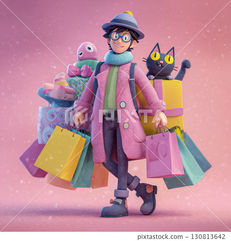 Playful Cartoon Style Black Friday Banner with Bright Colors Playful Cartoon Style Black Friday Banner with Bright Colors 130813642