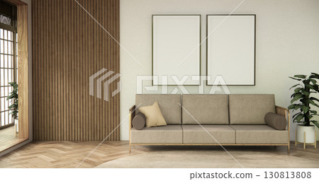 sofa armchair minimalist design on muji style.3D rendering sofa armchair minimalist design on muji style.3D rendering 130813808