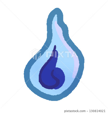 火焰、火、光、火、插圖、藍色、藍色 130814021